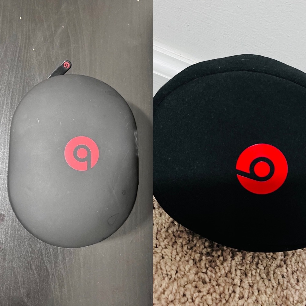 Beats by Dre 2 cases for earphones.